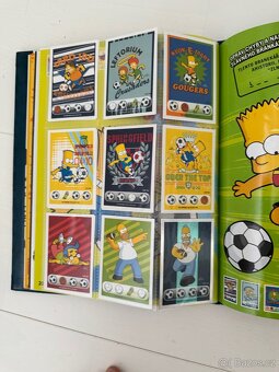 simpsons, zberatelske kartičky vsechny + album - 4