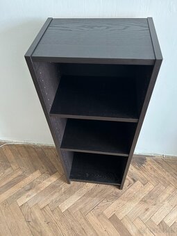 BILLY Knihovna, černá vzor dub, 40x28x106 cm - 4