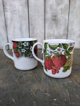 Retro porcelánové hrnky Chodziez, Polsko. - 4