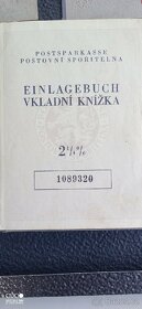 Protektorátní spořitelní knížka.1943. - 4