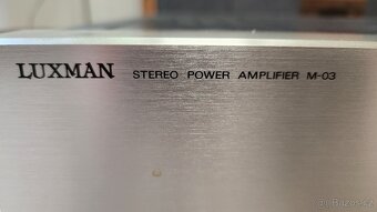 Zesilovač Luxman M03 - 4