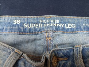 Super skinny džíny, vel. 38 - 4