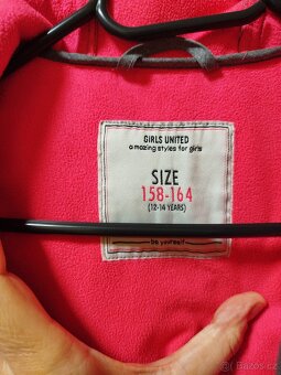 softshellová bunda Girls United vel.158/164 - 4
