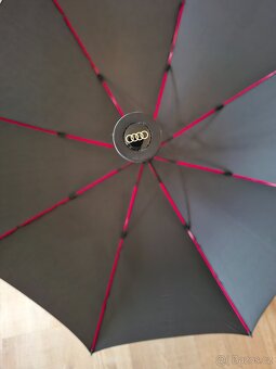 Deštník Audi - Audi kruhy, Vorsprung durch Technik - 4