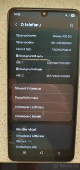 prodám SAMSUNG GALAXY A33 5G 128MB - 4