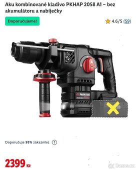 Aku kladivo peformance v kufru 5,8 J - 4