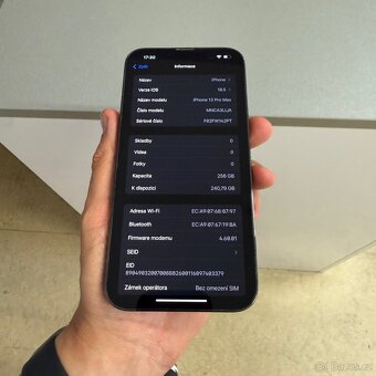 iPhone 13 Pro Max 256GB, pěkný stav, 12 měsíců záruka - 4