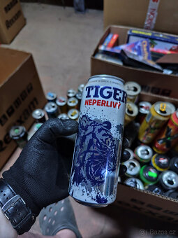 Plechovky od Energy Drinků Tiger 1 - 4