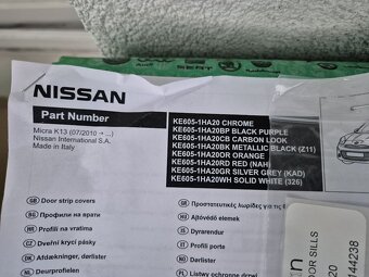 exteriérový styling kit (dekorační kit) chrom Nissan Micra ( - 4