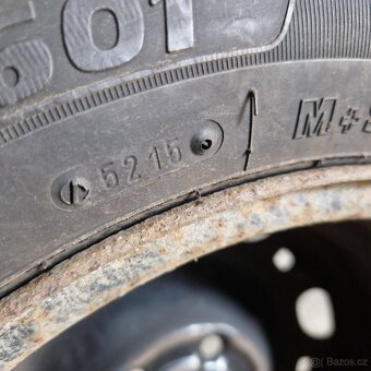 Plechove disky skoda fabia se zimnima pneu 185/60r14 - 4