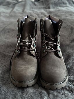 Dámské kožené boty Timberland - 4