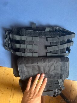 Černý nosič plátů molle AIRSOFT AČR PČR - 4