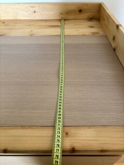 Komoda MALM 80x100x48 cm + přebalovací pult - 4