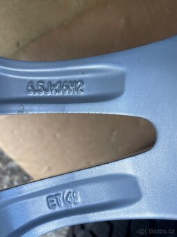 Alu kola 5x112.zimni pneu 215/60/16. VW,Škoda,Audi,Seat - 4