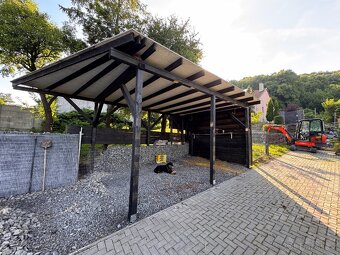 Pergola s kůlnou / bez dveří / - 4
