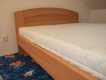 Nová buková masivní postel, nosnost 600 Kg,Odvezu a smontuji - 4