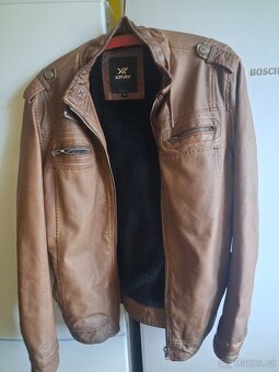 Kožená bunda s teplou vložkou Xray Jeans - 4