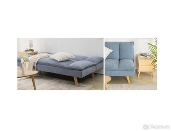 Rozkládací sedačka Nisco AZURE NOVÁ 2.j VÍCE KUSŮ - 4