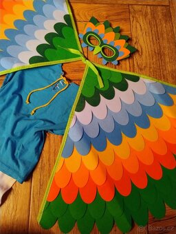 Maska papoušek kostým - 4