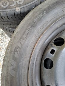 letní pneu 185/60/R15 na diskách 5x100 Škoda - 4