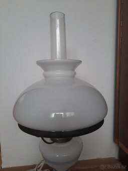 Retro lampa ze 70.let ve stylu petrolejky - 4