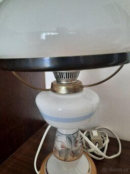 Retro lampa ze 70.let ve stylu petrolejky - 4