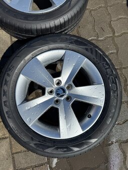 ORIGINÁL Alu Škoda NYOTA R16, 5x100 - ZÁNOVNÍ, LETNÍ - 4