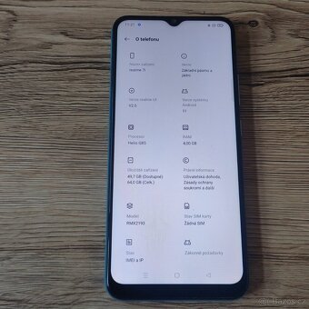 Realme 7i-6,5"IPS/ DualSIM/ 4GB RAM/ 64GB ROM/48Mpx /modrá - 4