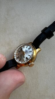 Dámské vintage hodinky CHAIKA , diamantový brus skla - 4