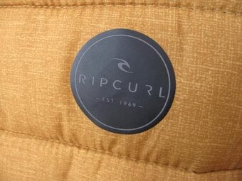 Zimní hořčicová bunda s kapucí RIP CURL unisex vel.164 - 4