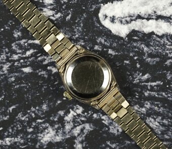 Rolex Lady Datejust 18k WG + President - 4