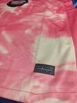 Dres Fc Barcelona Ružový Unikát Batikovaný Nový s visačkami - 4