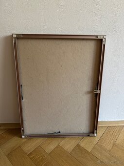 Kovový rám obrazu s paspartou - 4