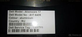 Herní počítač Dell Alienware 17 - 4