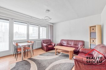 Pronájem zařízeného bytu 3+1 s lodžií, 77 m2, ul. U Kapličky - 4
