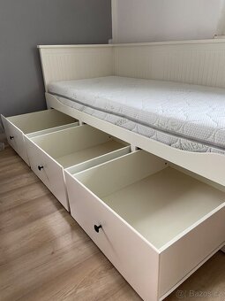 Rozkládací Postel HEMNES + matrace - 4