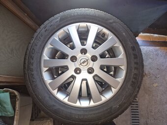 Sada 4× litá kola 16″ Opel Zafira + pneu (7 mm) - 4