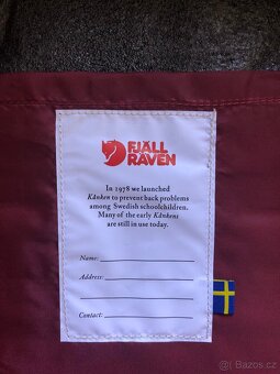 Batohy Fjällräven Kanken vínový s ozdobný prvky - 4