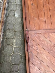 Dvoukřídlá vrata do garáže, stodoly - 4
