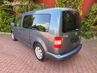 Caddy Maxi 2.0TDI 103kW, 7 míst, bez koroze, klima, serviska - 4