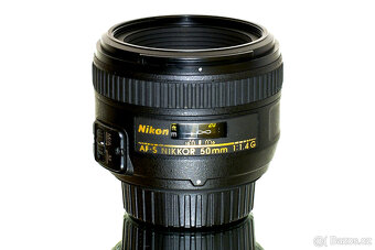 Nikon AF-S Nikkor 1,4/50mm G 9-lamelový + UV TOP STAV - 4