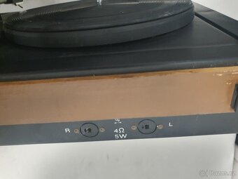 retro ČSSR gramofon Tesla s poklopem - 4