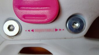 Dívčí lední brusle s nastavitelnou velikostí 29-32 - 4