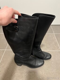 ECCO dámské kožené kozačky - 4