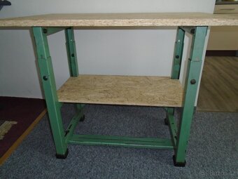 Pracovní, odkládací stůl, ponk do dílny, garáže - 4