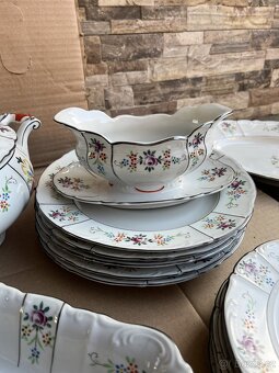 Starožitná Jídelní souprava, porcelánová - 4