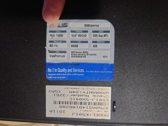 Notebook Asus 2009 - ASUS K50IJ‑SX041C - 4