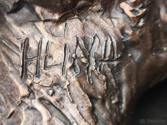 Bronzová socha divočáka - 4