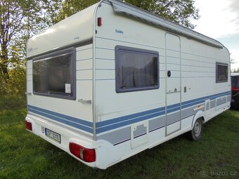 Obytný přívěs Hobby exclusive 540, provoz 2004,nová STK - 4