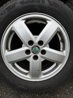 Alu kola 5x100 6x15 ET38, pneu. 195/65 r15 - 4